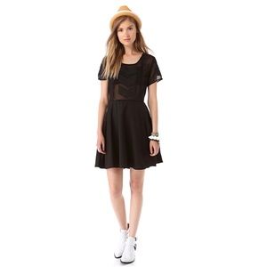 NWOT MINKPINK Women’s Zepher Black Sheer Dress